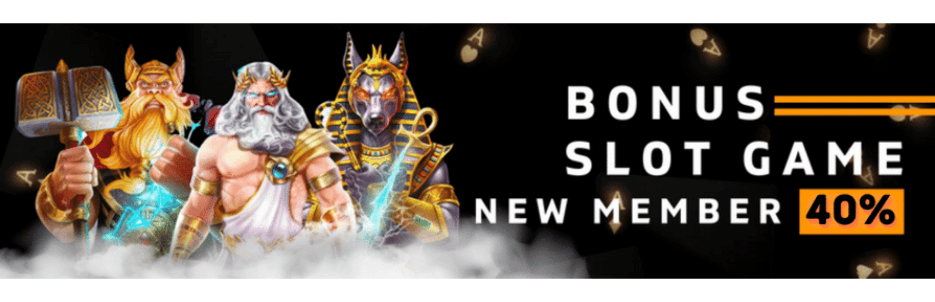 Bonus 40% SLOT Member Baru