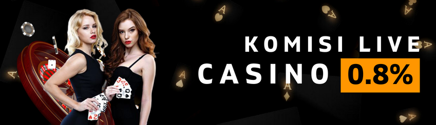 Komisi Casino 0.8%