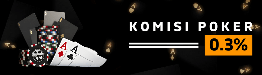 Komisi Poker 0.3%